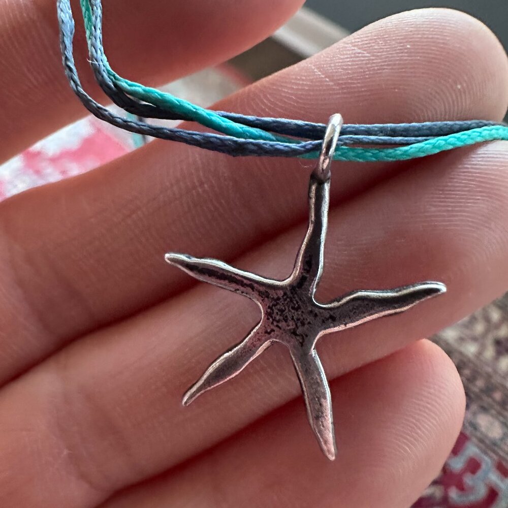 Silver Starfish Necklace from Greece
